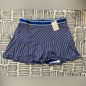 NEW Peter Millar Blue Francoise Court Skort tennis golf Size Large
